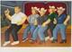 Beryl Cook Line Dancing Very Rare Artist Signed Limited Edition Silkscreen
