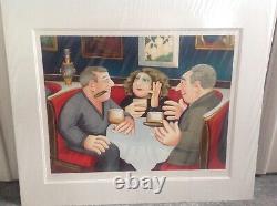 Beryl Cook RUSSIAN TEA ROOM signed limited edition silkscreen print VERY RARE