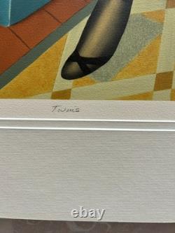 Beryl Cook-very rare-TWINS- signed limited edition print mounted