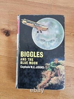 Biggles and The Blue Moon 1st Edition 1965. VERY RARE TITLE! Capt. W E Johns
