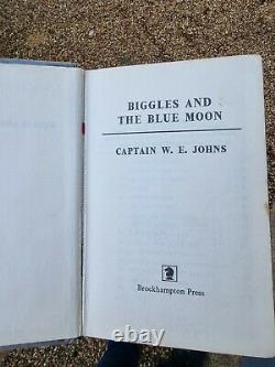 Biggles and The Blue Moon 1st Edition 1965. VERY RARE TITLE! Capt. W E Johns