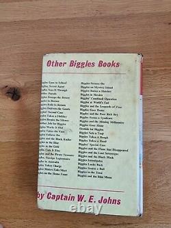 Biggles and The Blue Moon 1st Edition 1965. VERY RARE TITLE! Capt. W E Johns