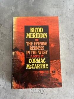 Blood Meridian First Trade Paperback Edition (Rare) Condition Very Good
