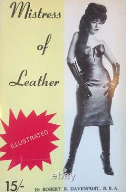 Book Very Rare Mistress Of Leather Illustreted First Edition Davenport 1963