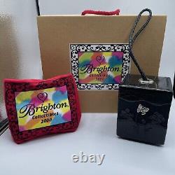 Brighton Collectibles Square Wristlet Limited Edition Very Rare Butterfly