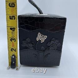 Brighton Collectibles Square Wristlet Limited Edition Very Rare Butterfly