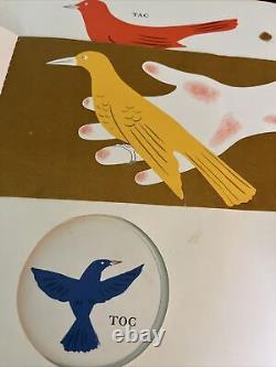 Bruno Munari Tic Tac and Toc (1957) Childrens 1st Edition Birds JAPAN Very Rare