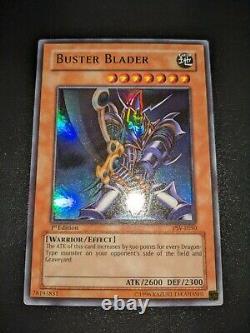 Buster Blader PSV-E050 Ultra Rare 1st Edition Very Good to Near Mint Yugioh