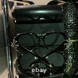 Bvlgari Frames Swarovski Crystal Limited Edition 8031-B Black VERY RARE