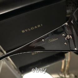 Bvlgari Frames Swarovski Crystal Limited Edition 8031-B Black VERY RARE