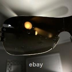 Bvlgari Sunglasses Swarovski Crystal Limited Edition 6030-B Brown VERY RARE