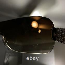 Bvlgari Sunglasses Swarovski Crystal Limited Edition 6030-B Brown VERY RARE