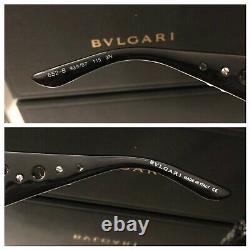 Bvlgari Sunglasses Swarovski Crystal Limited Edition 652-B Black VERY RARE