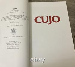 CUJO-Stephen King. Very Rare TRIPLE SIGNED Deluxe numbered edition. PS Publishing