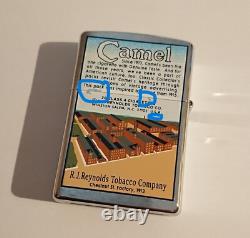 Camel Zippo Lighter What a Cigarette 1998 Limited Edition of Only 250, Very Rare