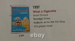 Camel Zippo Lighter What a Cigarette 1998 Limited Edition of Only 250, Very Rare