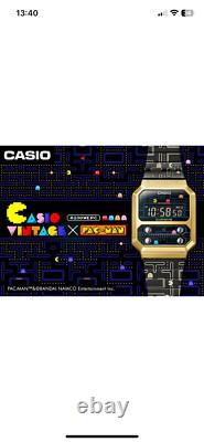 Casio Vintage x Pacman A-100WEPC-1BER Limited Edition Watch. Very Rare in this a