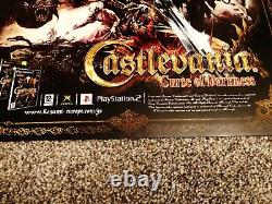 Castlevania Curse of Darkness VERY RARE 2006 European Version Promo Poster