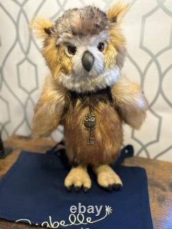 Charlie Bears Owl Clever Sticks Very Rare Mohair Limited Edition with Tags Bag