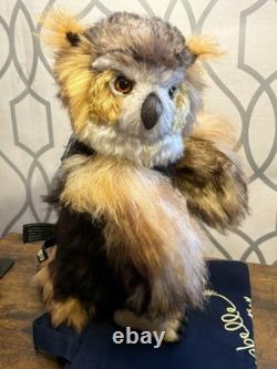 Charlie Bears Owl Clever Sticks Very Rare Mohair Limited Edition with Tags Bag