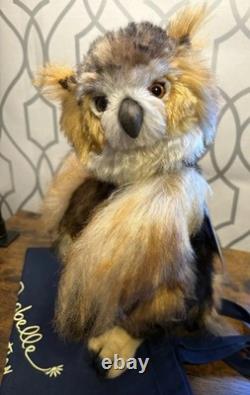Charlie Bears Owl Clever Sticks Very Rare Mohair Limited Edition with Tags Bag