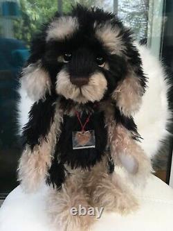 Charlie Bears Puddles Limited Edition Of Only 100 Very Rare Brand New Mohair Dog