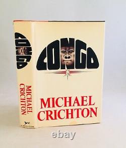 Congo-Michael Crichton-SIGNED! -TRUE First Edition/1st Printing-1980-VERY RARE