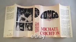 Congo-Michael Crichton-SIGNED! -TRUE First Edition/1st Printing-1980-VERY RARE