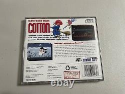 Cotton US VERSION Turbografx 16 CD Turbo Duo COMPLETE CIB Authentic VERY RARE