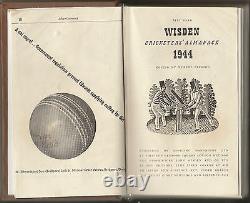 Cricket Wisden Very Rare Cricketers' Almanack 81st Edition For 1944