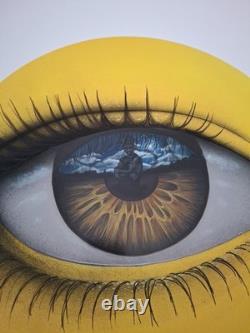 Crylong Yellow Print by My Dog Sighs Nelly Duff. Very Rare Artist Proof Edition