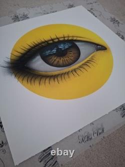 Crylong Yellow Print by My Dog Sighs Nelly Duff. Very Rare Artist Proof Edition