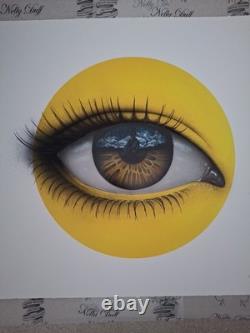 Crylong Yellow Print by My Dog Sighs Nelly Duff. Very Rare Artist Proof Edition