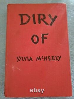 DIRY of SYLVIA McNEELY 1931 First Edition VERY RARE Vintage Diary Ships Free