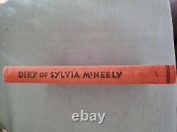 DIRY of SYLVIA McNEELY 1931 First Edition VERY RARE Vintage Diary Ships Free