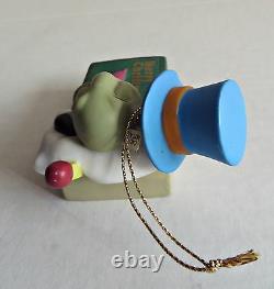 DISNEY GROLIER Gold Edition Jimmy Cricket Matchbox Christmas Ornament VERY RARE