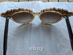 DSquared2 Very Rare Collectible Special Edition CatEye Crystal Sunglasses DQ0118
