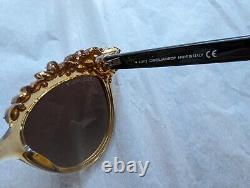 DSquared2 Very Rare Collectible Special Edition CatEye Crystal Sunglasses DQ0118
