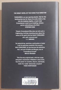 David Cronenberg Consumed Signed 1st Edition Hardcover Very Rare