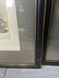 David shepherd limited edition Guildford steam sheds trilogy very rare Framed