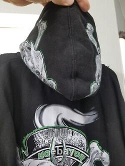 Dead horse zip-up hoodie (VERY RARE/LIMITED EDITION/TOXIC GREEN/Houston thrash)