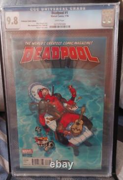 Deadpool #1 Yesteryear Comics Variant CGC 9.8 Very Rare highest in census