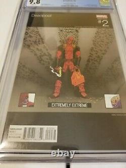 Deadpool #2 Cgc 9.8 Mike Hawthorne Variant Hip Hop Cover Very Rare 1100