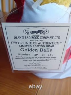 Dean's Bear Golden Balls England David Beckham Tribute Very Rare Ltd Edition
