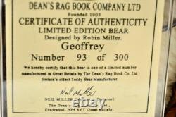 Dean's Rag Book bearGeoffrey Limited Edition no. 93 0f 300 very Rare