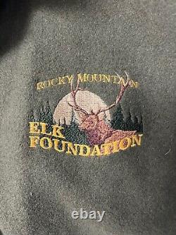 Dehen wool green coat XL branded Elk Foundation special edition very rare