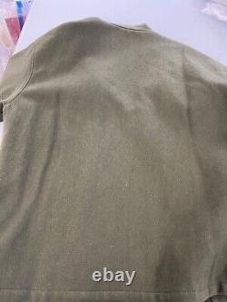 Dehen wool green coat XL branded Elk Foundation special edition very rare