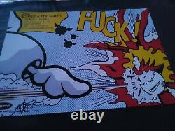 Dface Lichtenstein'f' Very Rare Limited Edition Poster (dolk / Banksy)