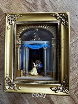 Disney Gallery Of Light belle and beast Dancing. Very Rare Ltd Edition