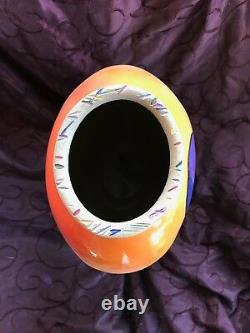 Disney VERY RARE, Limited Edition Amadio Smith Raku Vase of Dopey